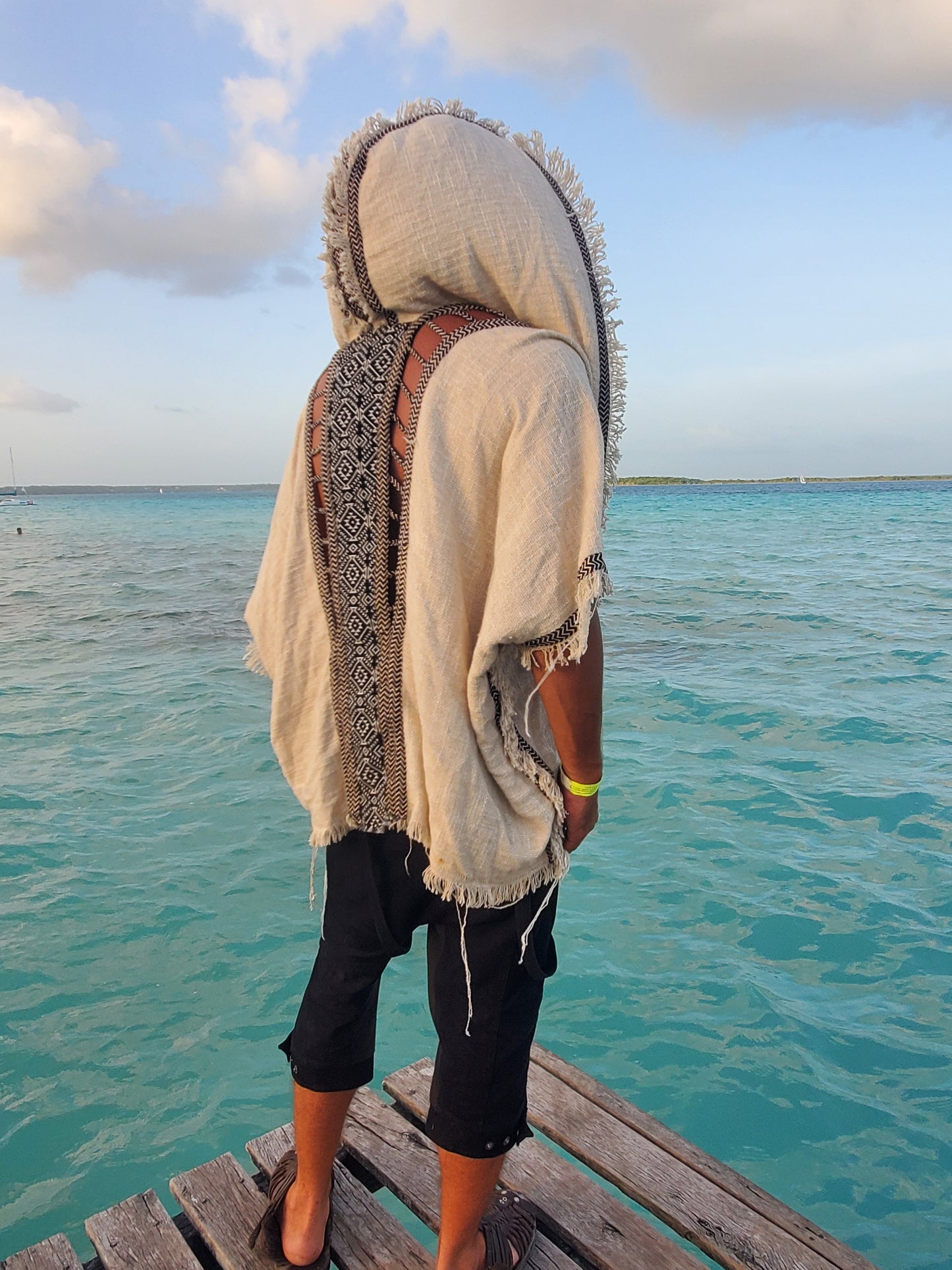 Tribal White Kimono