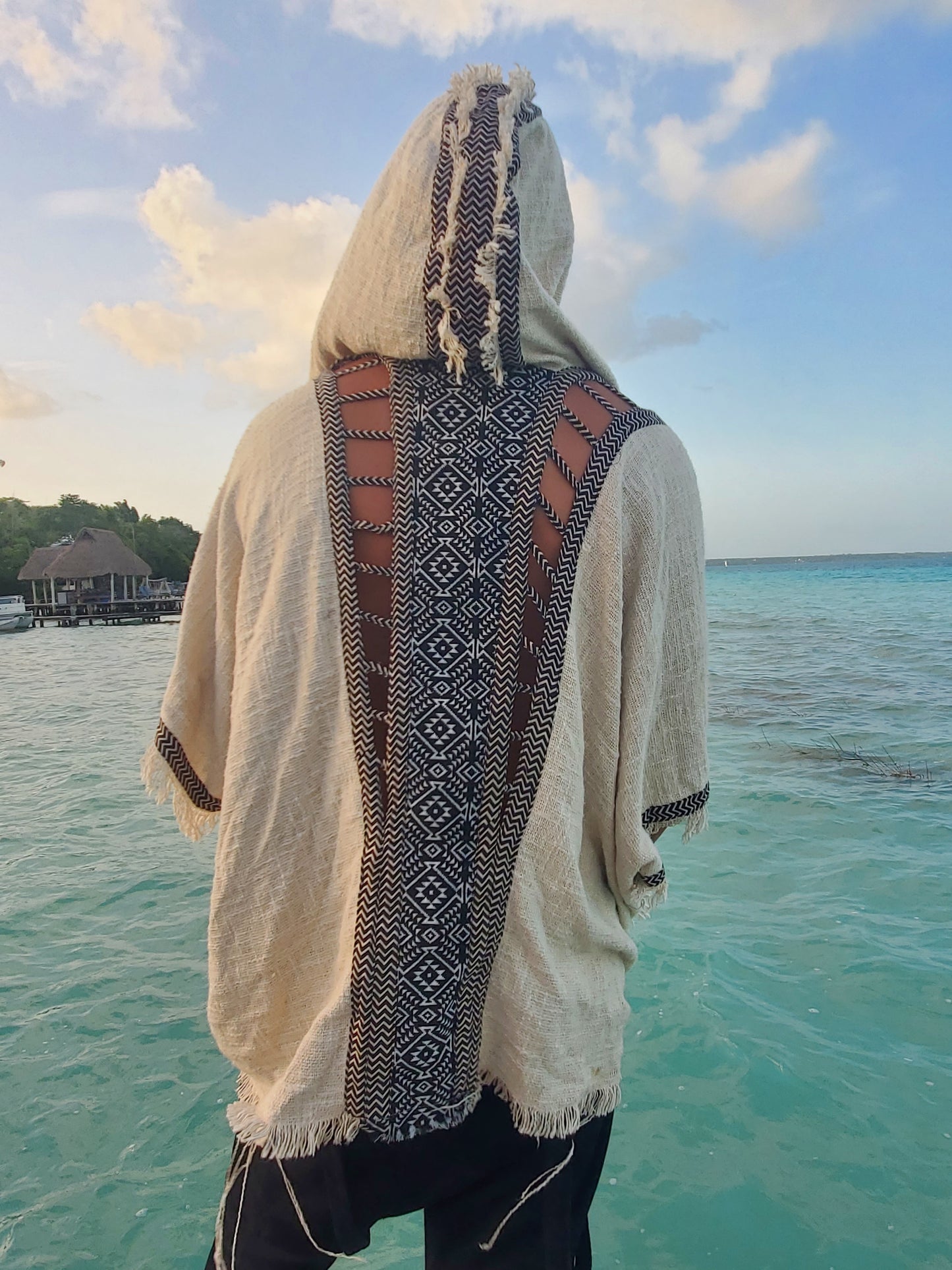 Tribal White Kimono