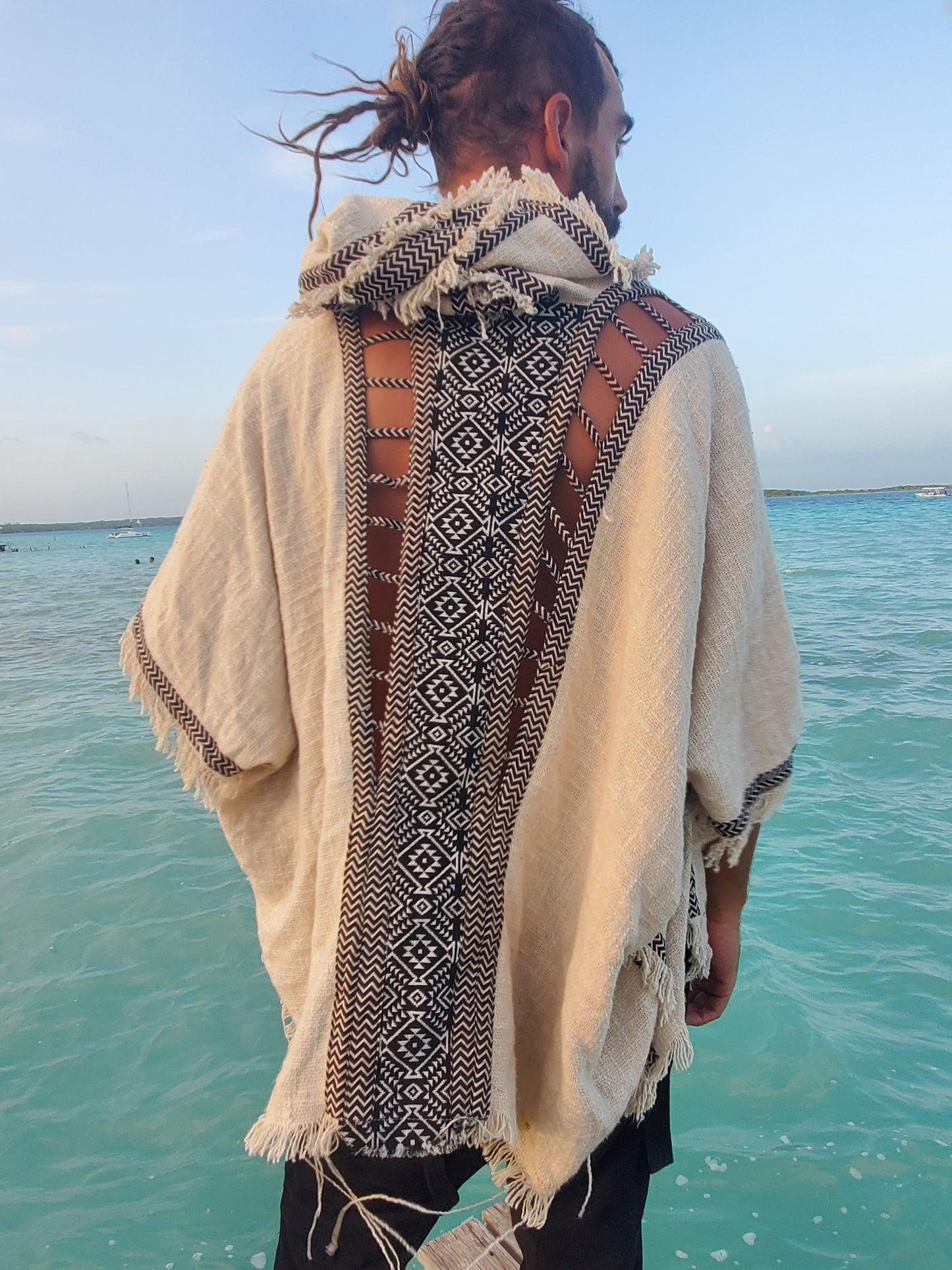 Tribal White Kimono