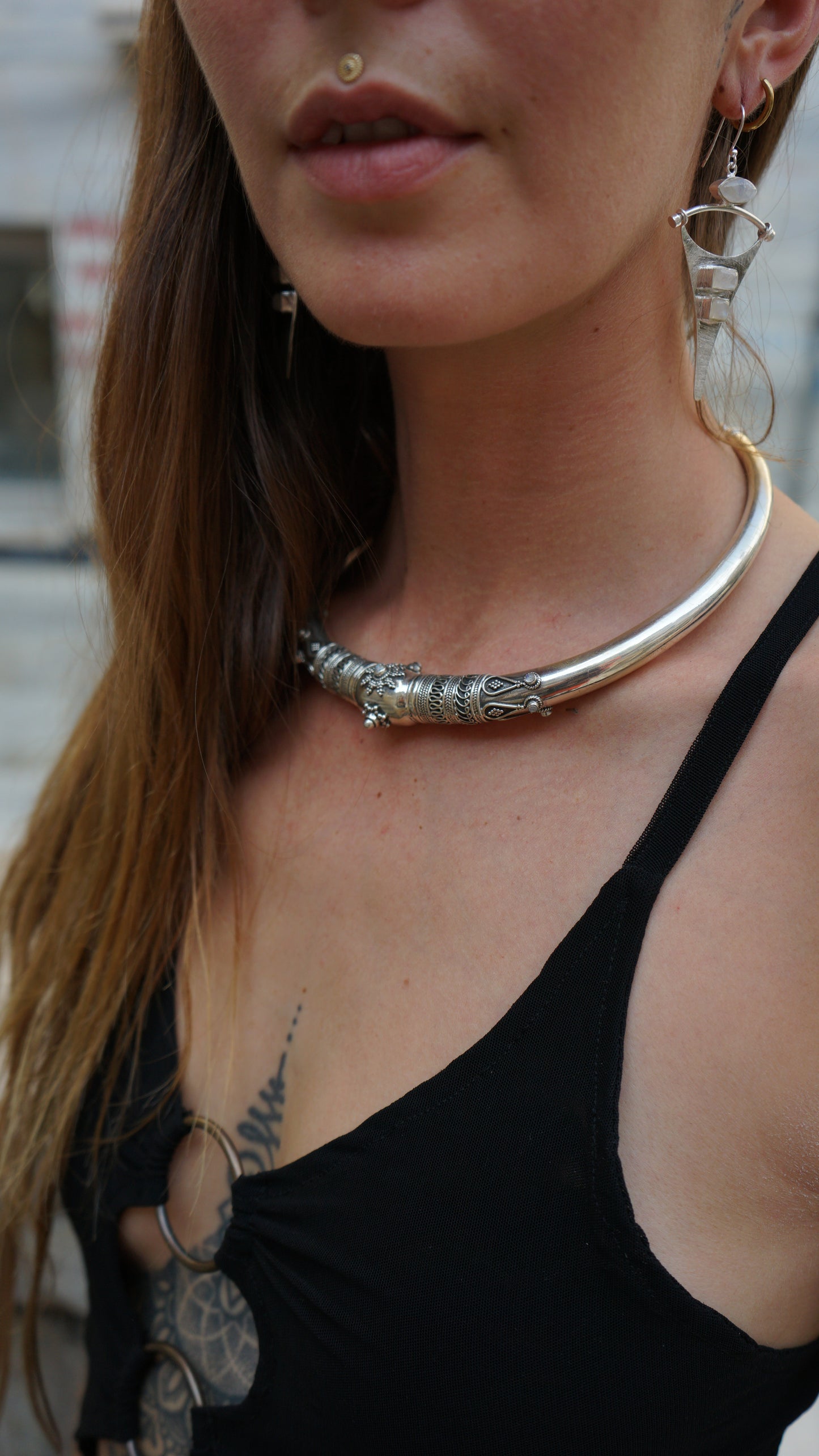 Saral Silver Necklace