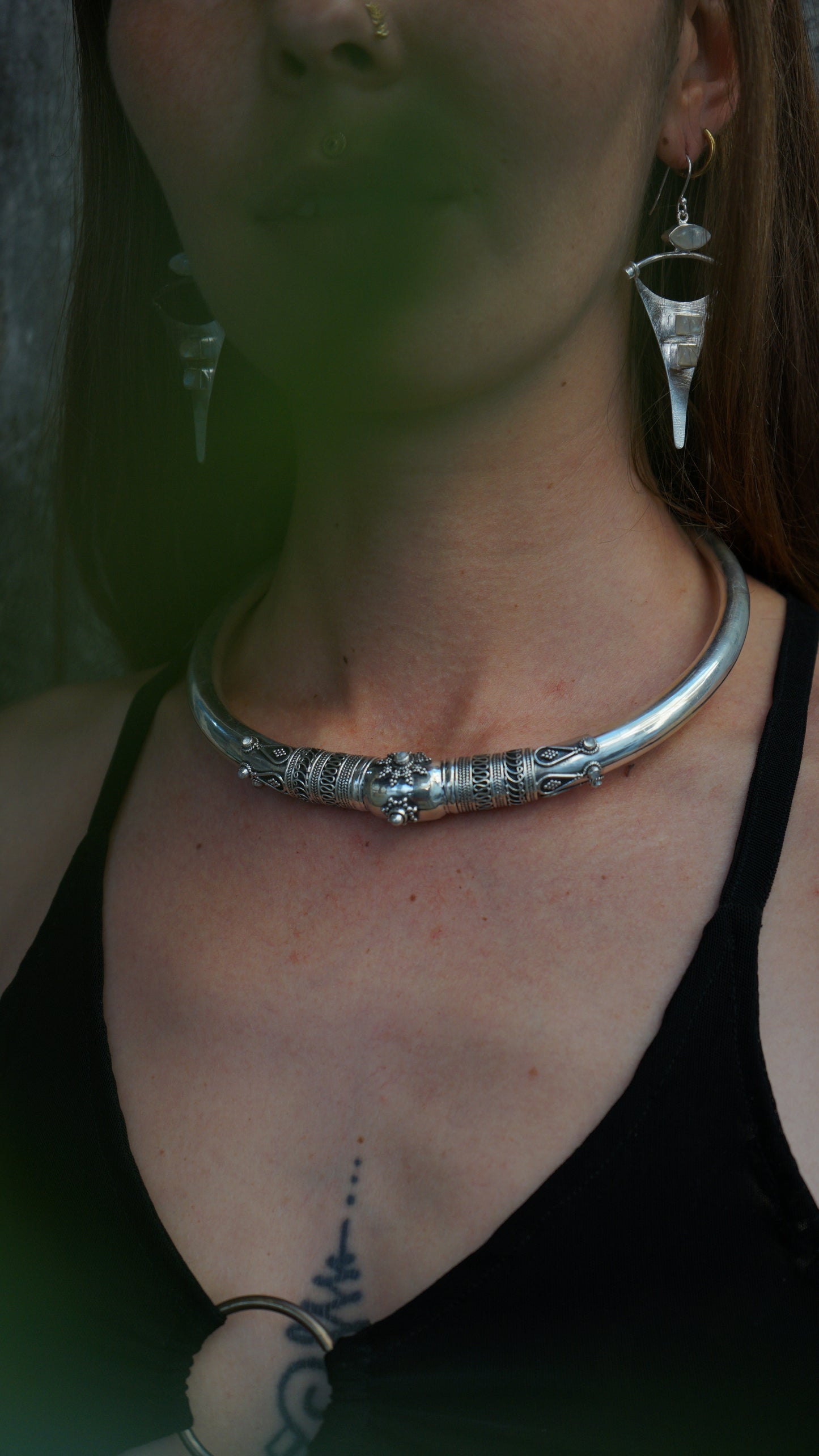 Saral Silver Necklace