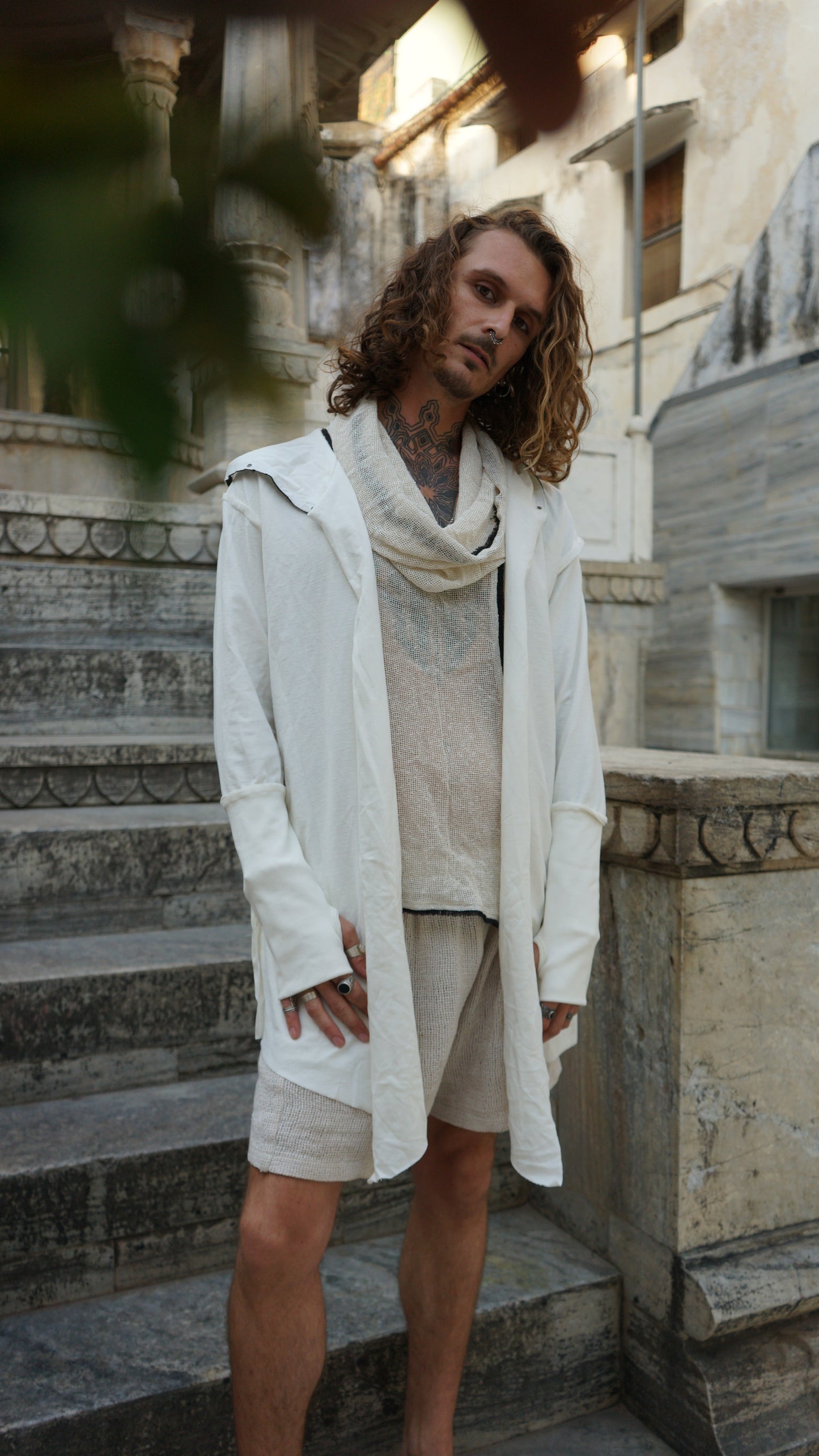 Samskara Kimono for Men White