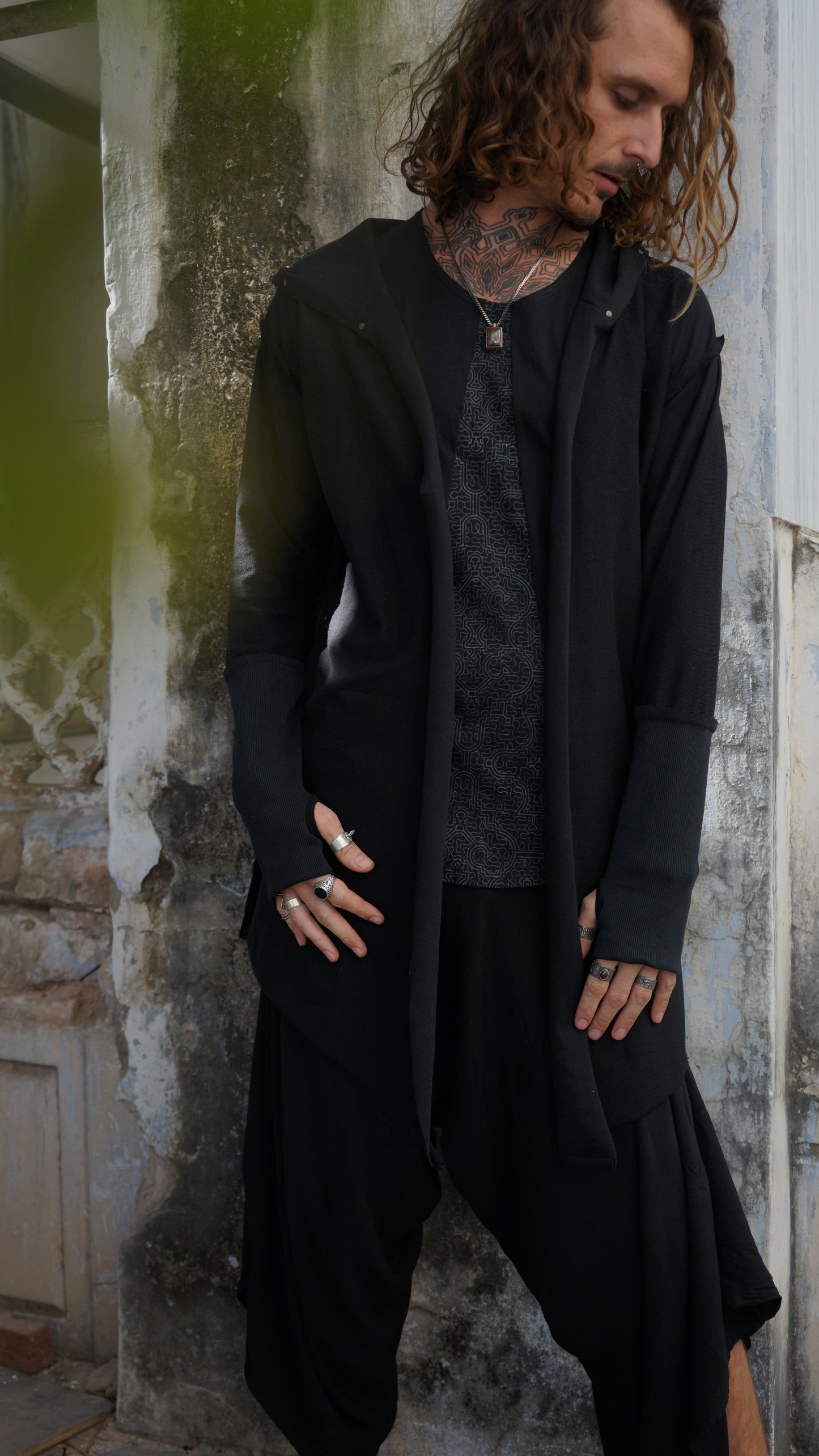 Samskara Kimono For Men Black