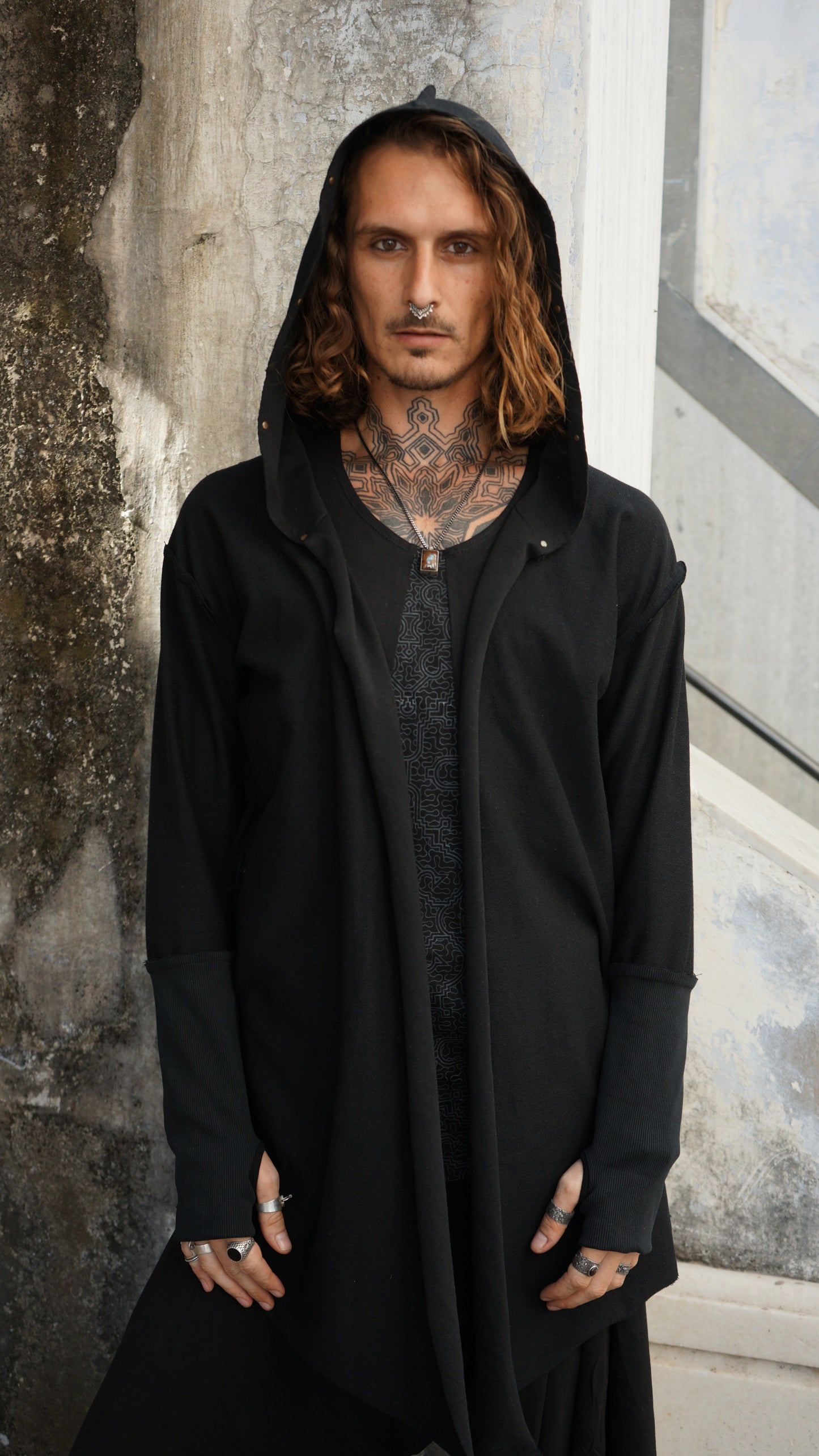 Samskara Kimono For Men Black