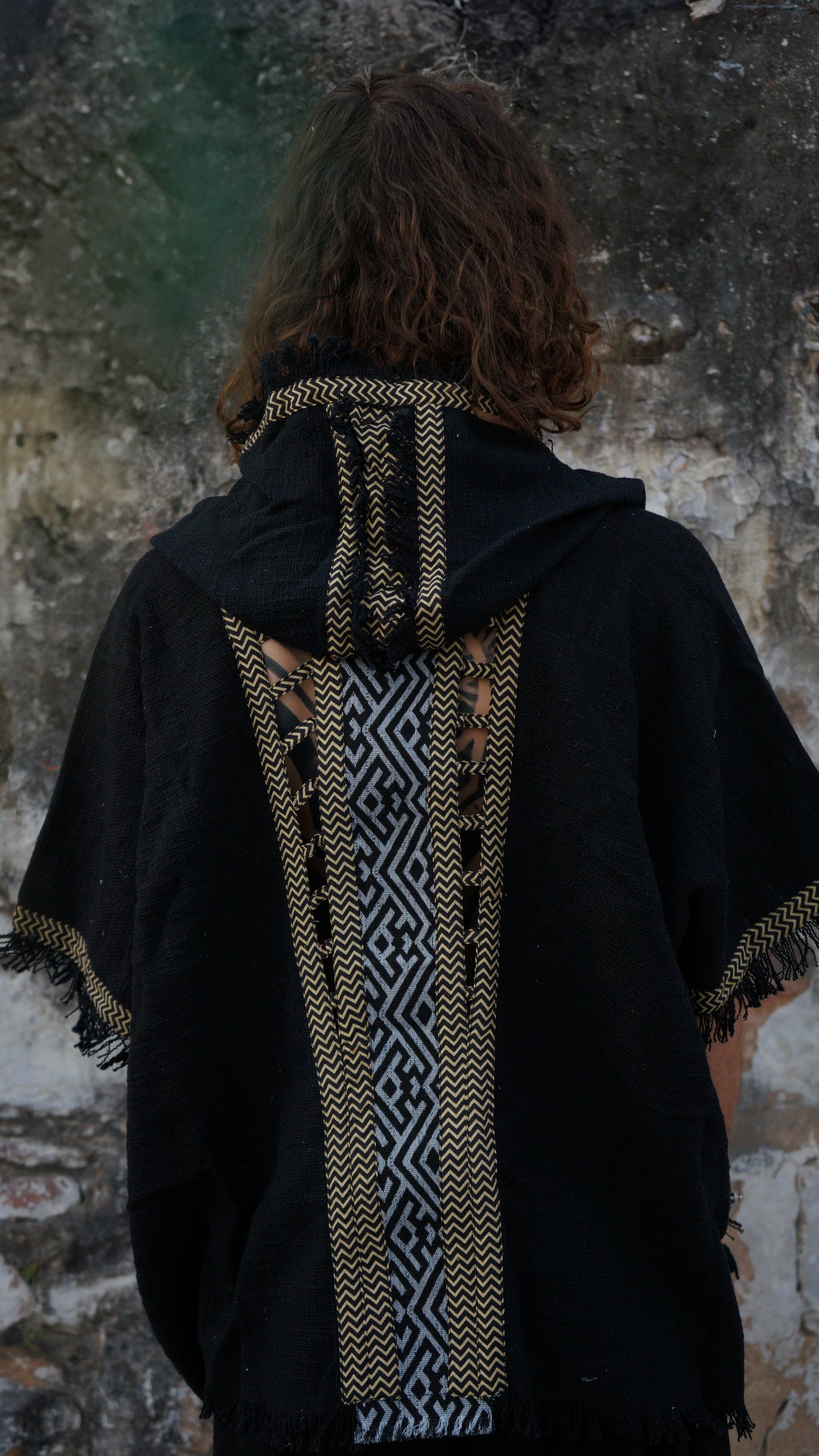 Tribal Black Kimono