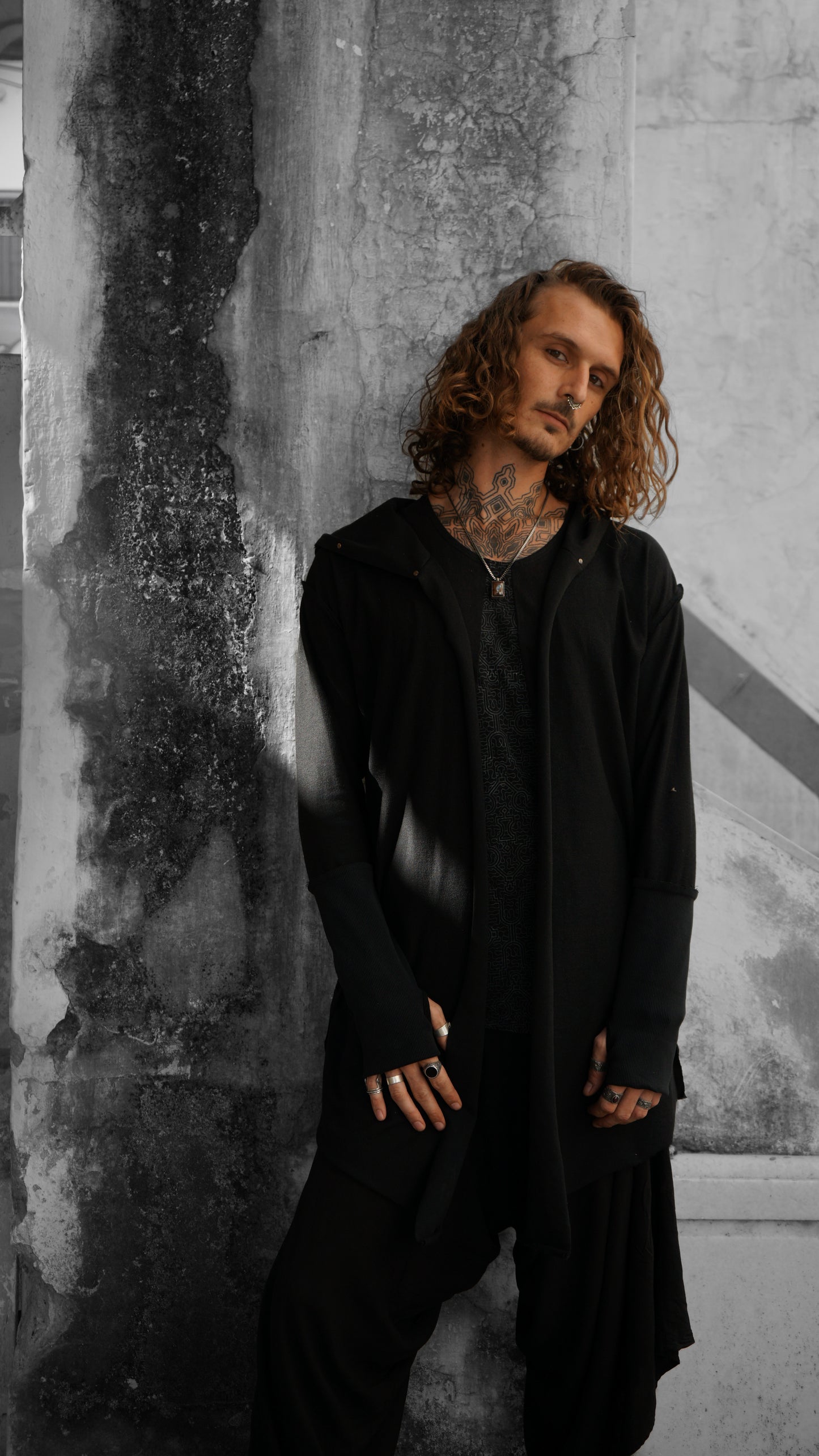 Samskara Kimono For Men Black